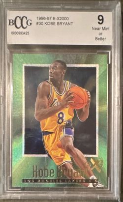 1996-97 E-X2000 Kobe Bryant #30 BCCG 9