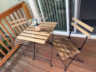 Table and chairs
