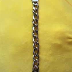 Chrome Hearts Silver Cross Bracelet