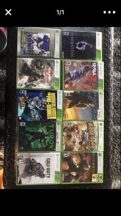 Xbox 360 10 games