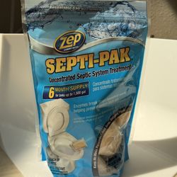 ZEP Septi-Pak Concentrated Septic System Treatment 6 Pre-Measured Bags 12oz