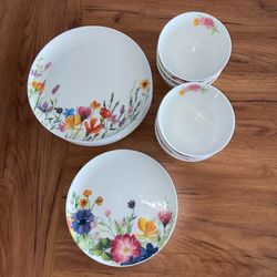 NEW Mikasa Floral Dish Set