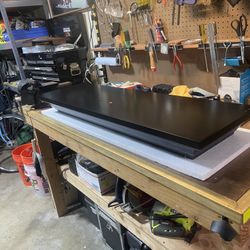 Concealment gun shelf with trap door and RFID lock