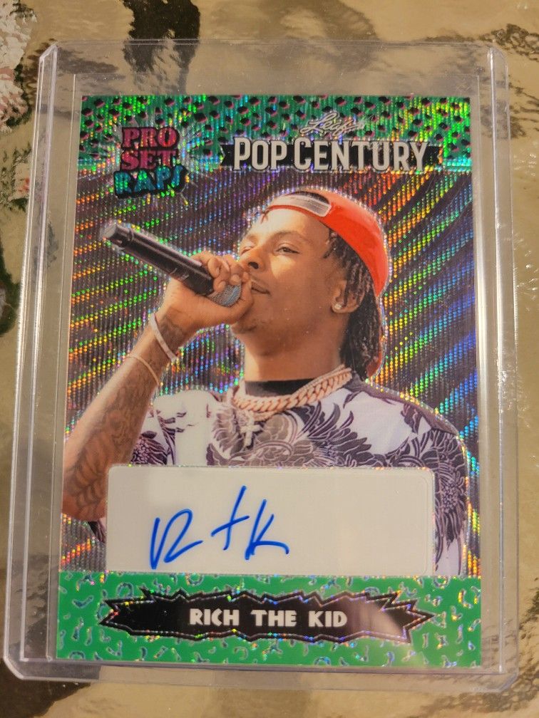 Rich The Kid Leaf Pop Century Autograph