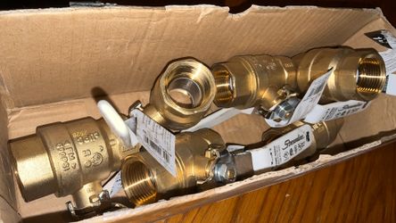 6 - Streamline 1 in. Brass FPT Full Port Packing Gland Ball Valves