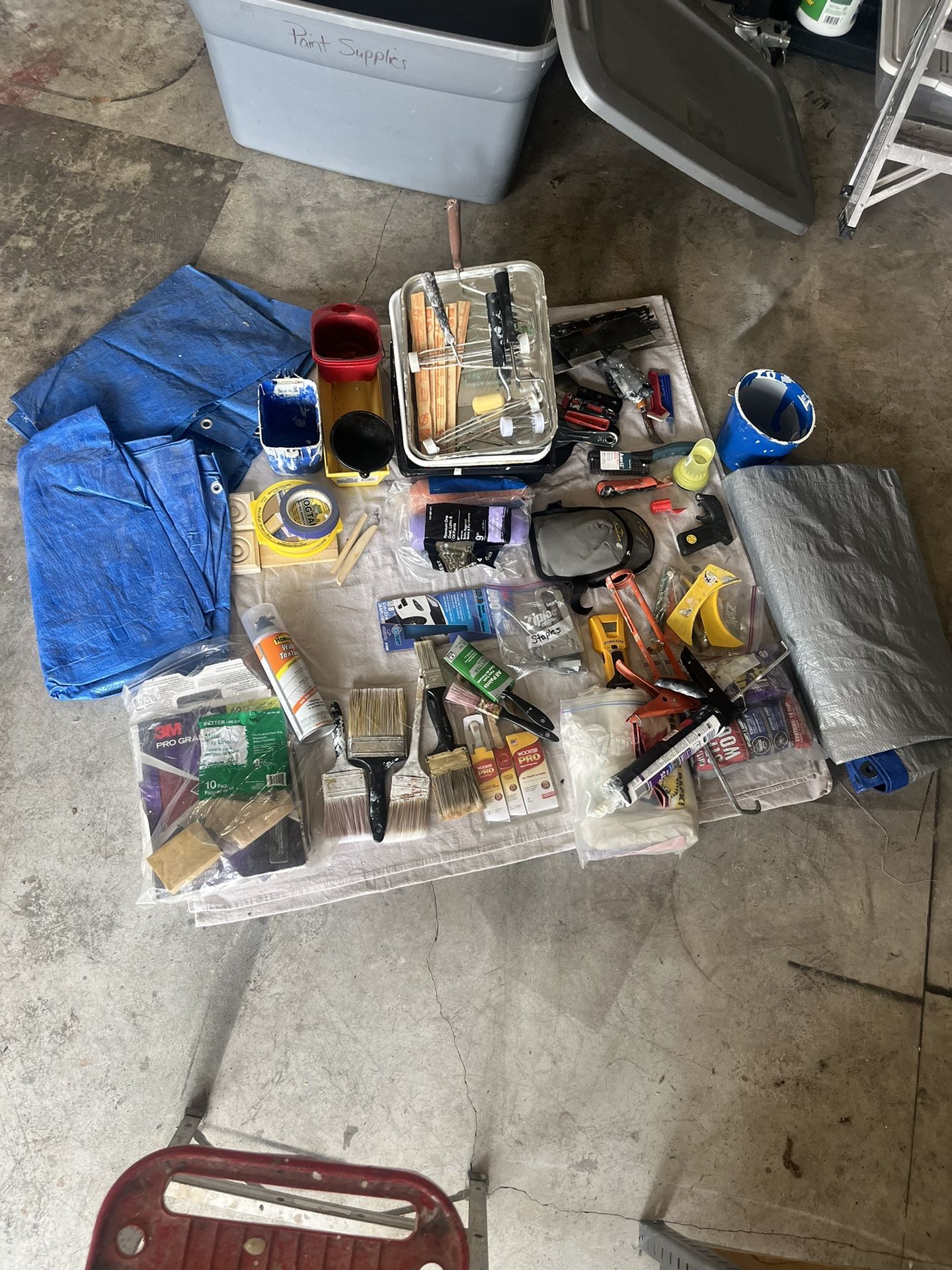 Painting supplies