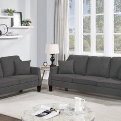 2 Pc Sofa And Loveseat Set 
