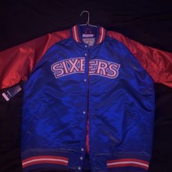 Sixers Bomber Jacket Brand New Size XL