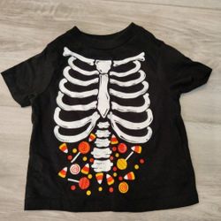 Halloween Skeleton Size 6-9 Months Shirt