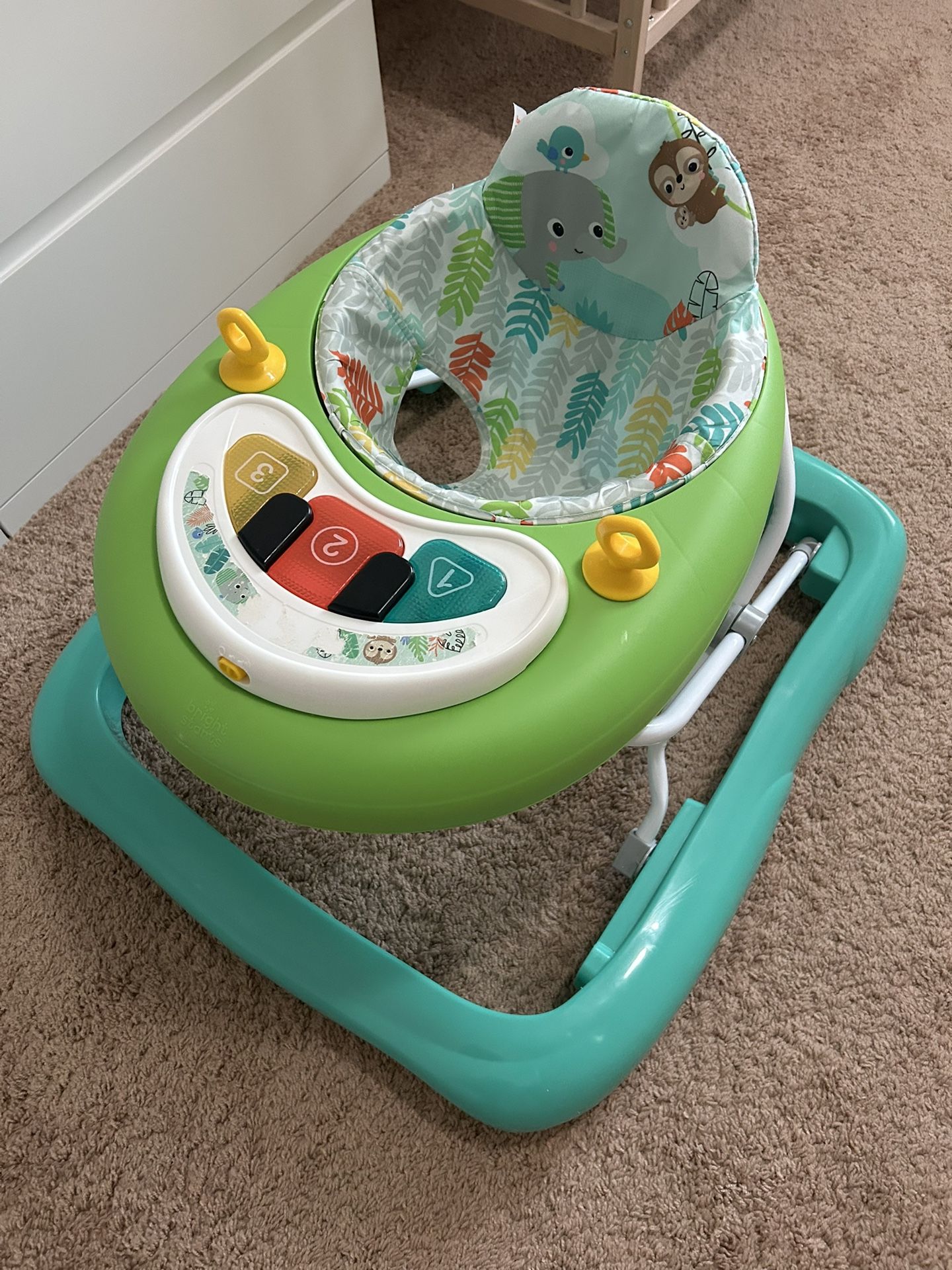 Bright Starts Tiny Trek 2-in-1 Baby Activity Walker