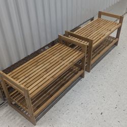 Wooden Shoe Racks 