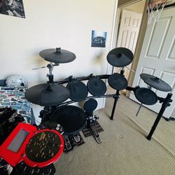 💥 Simmons SD9K Electronic Drum Kit – Complete Set w/ Dual Pedals
