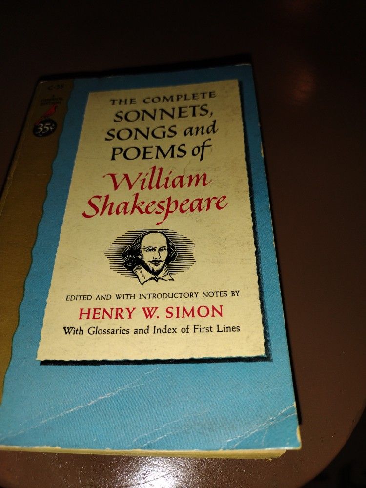 the complete Sonnet songs and poems of William Shakespeare-