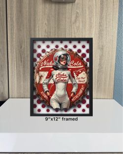 Nuka Cola Framed Poster 9x12