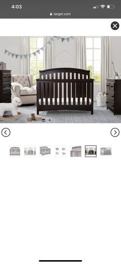 Delta Children® Emerson 4-in-1 Convertible Crib
