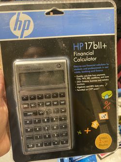 HP business calculator HP17bII+