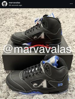 Jordan 5 X Awake NY Racer Blue. Mens 12