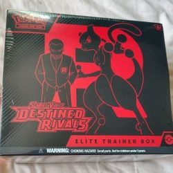 New Scarlet & Violet Destined Rivals Pokémon Elite Trainer Box Etb Pokemon Cards 
