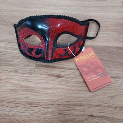 New MYSEUNI Luxury Party Supply Mardi Gras Mask