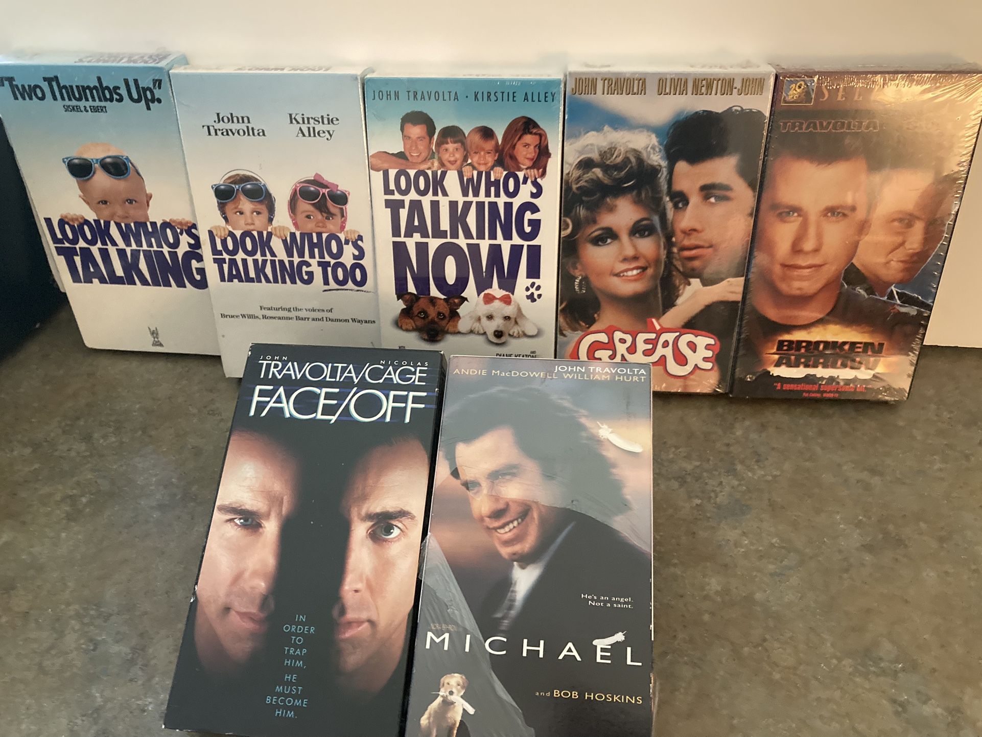 New John Travolta VHS Tapes