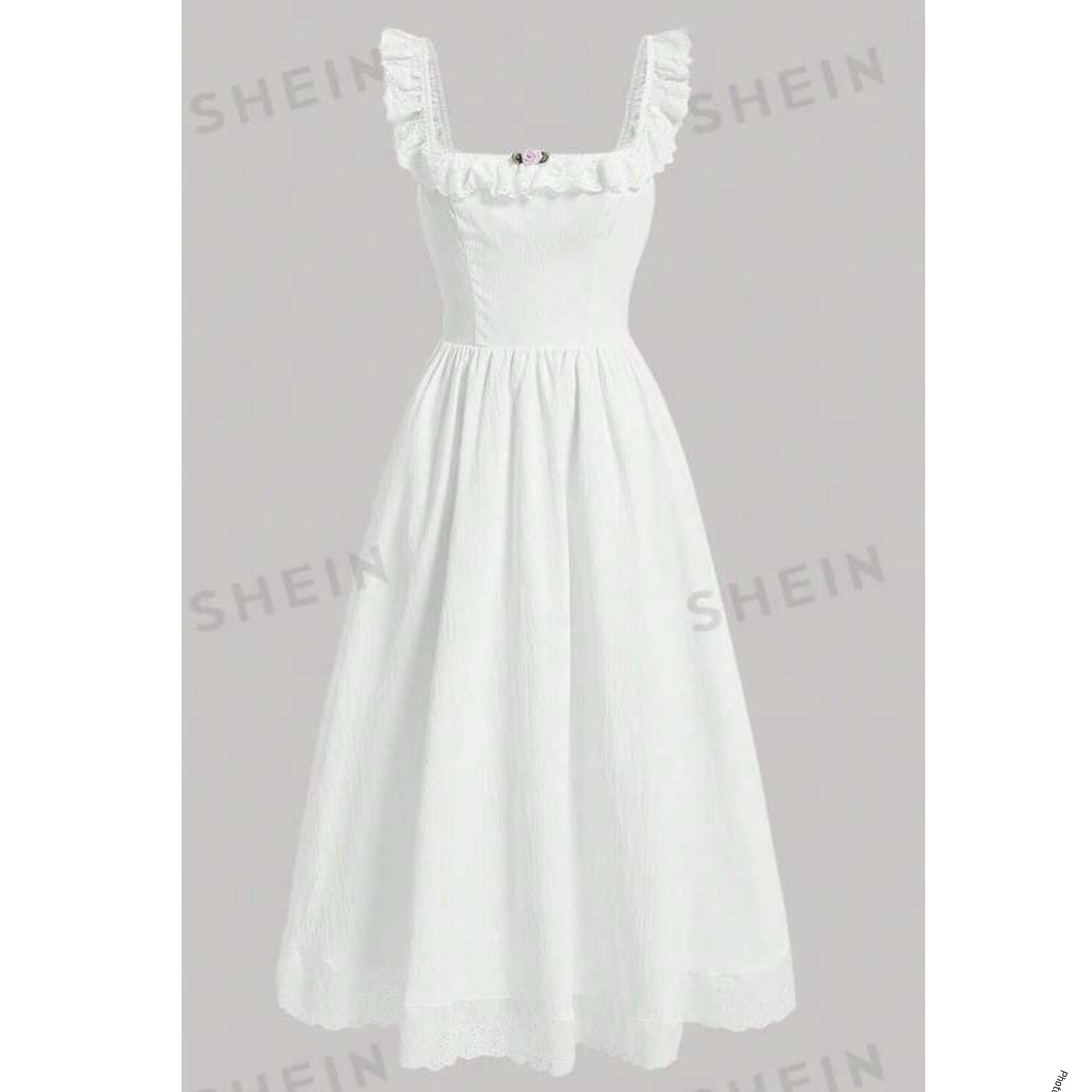 Beautiful White Dress (SIZE L)