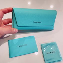 Tiffany Glasses Case with Cloth /New