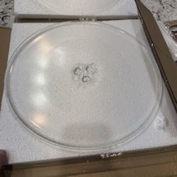 Microwave 14" Glass Turntable Plate/Tray