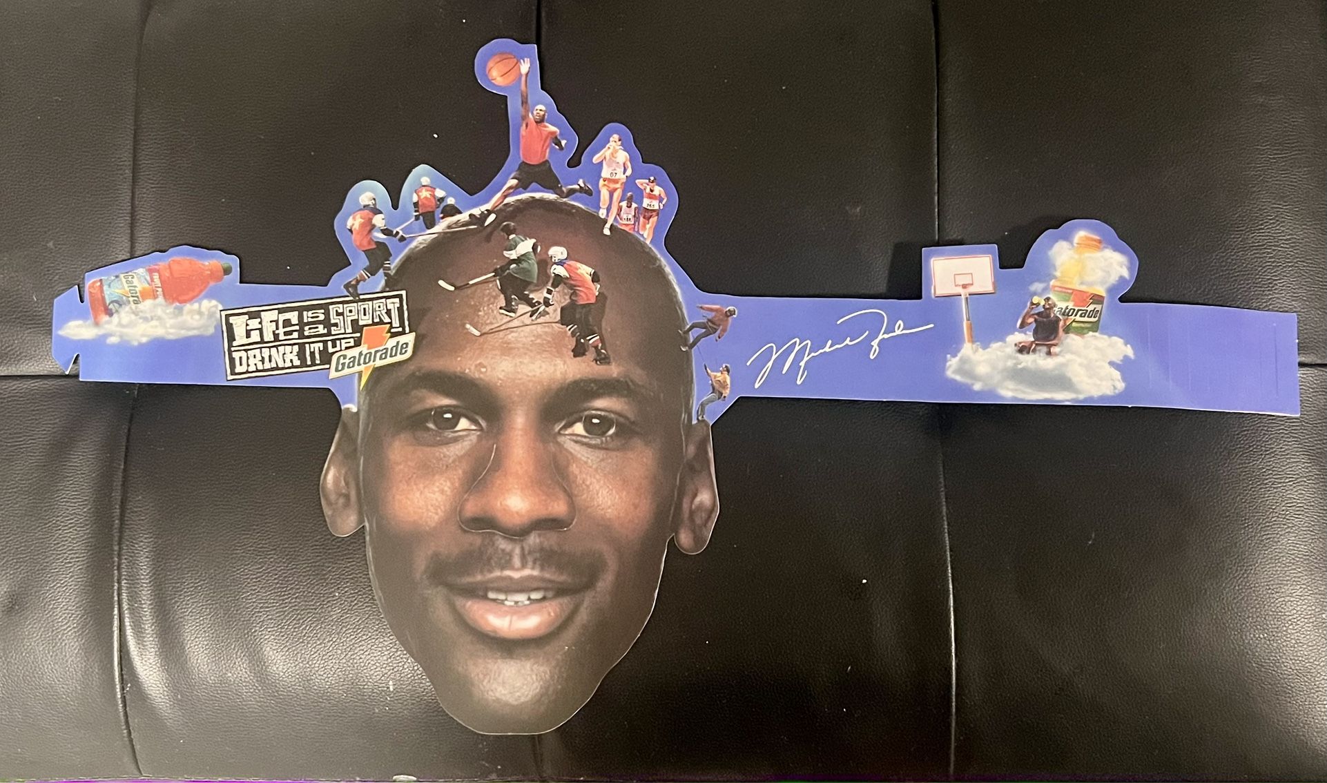 Michael Jordan Bulls Gatorade Face Mask Lot of 90 pieces