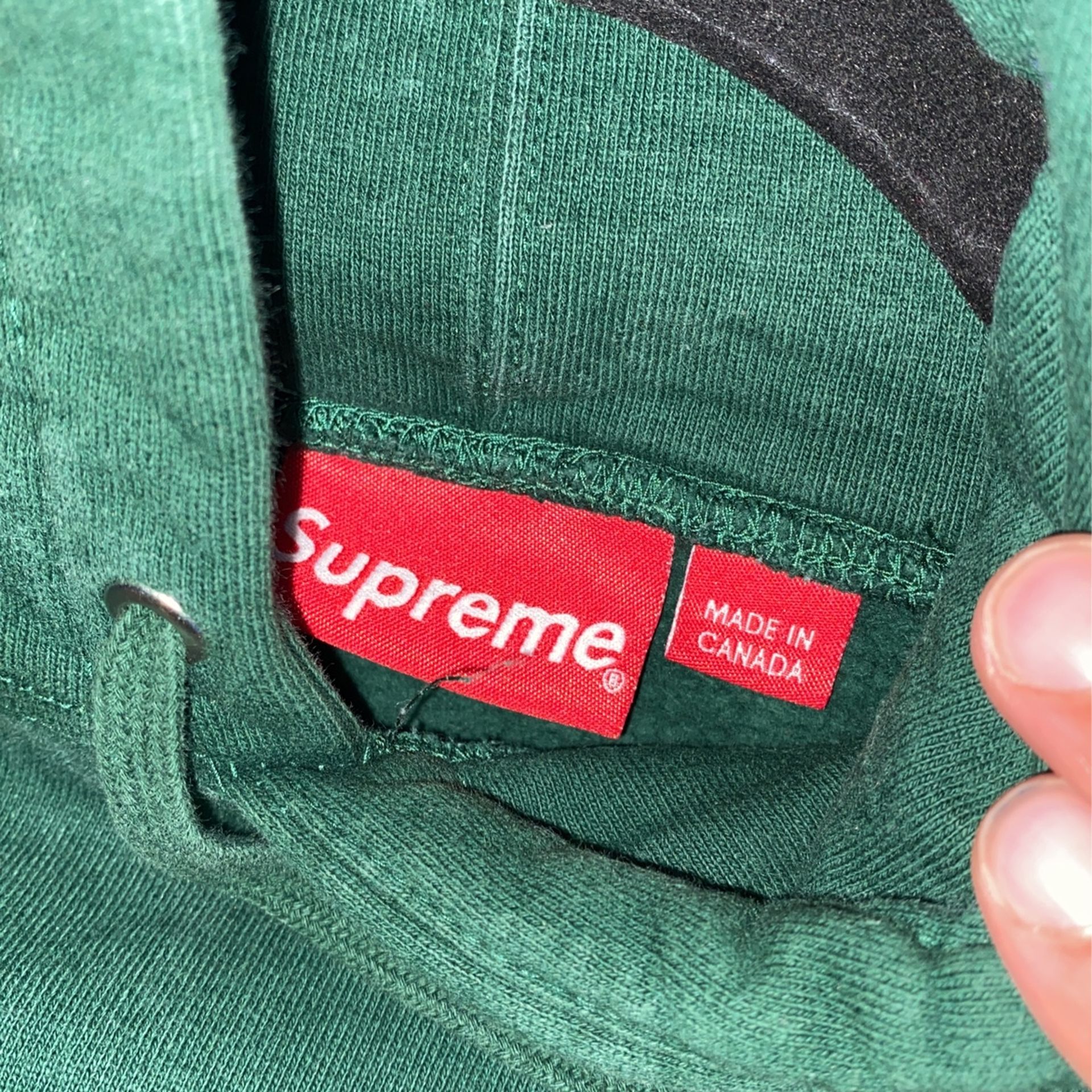 SUPREME hoodie Dark Green 