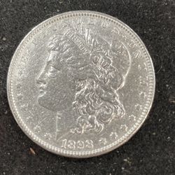 1898 Silver A/U Morgan Dollar In Excellent Condition 270