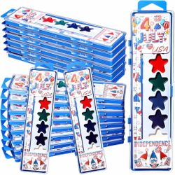 36 Packs Watercolor Paint Sets for Kids 8 Colors Star Washable with Brush