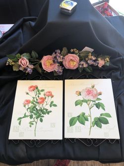 Flowers frame Home Interiors