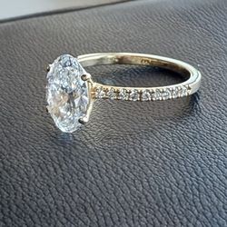 18K Gold Diamond Ring With IGI Report