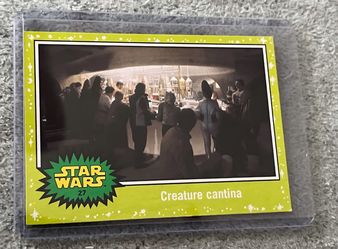 2015 Star Wars Journey to Force Awakens Card Jabba Green #27 Creature Cantina