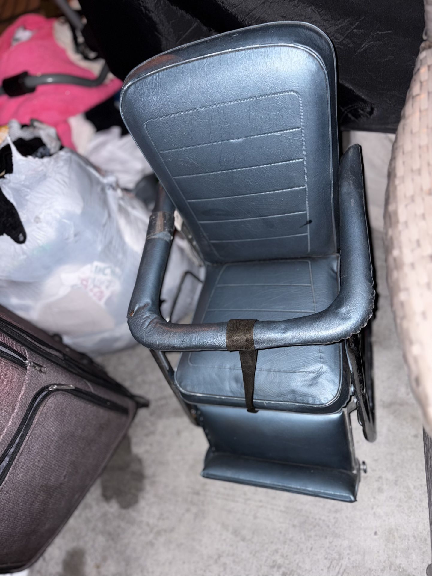 Antique car seat
