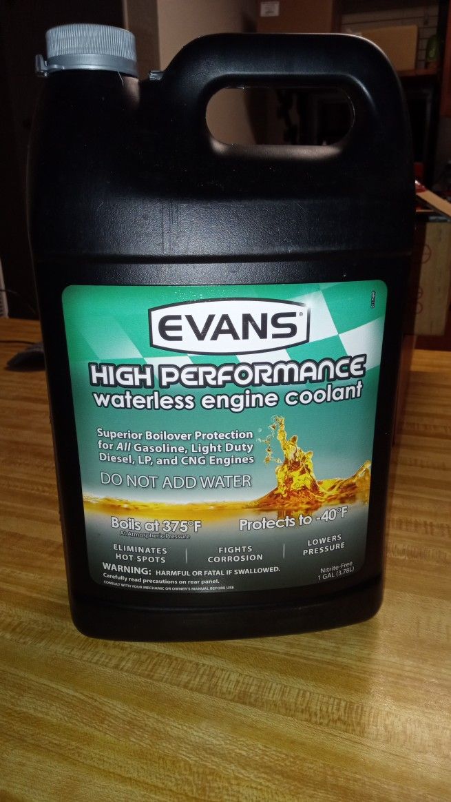 1 Gallon Evans High Performance Waterless Engine Coolant