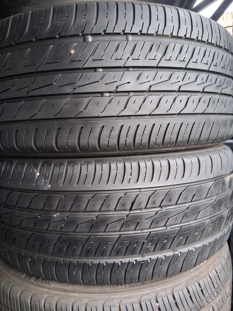 2 Used Tires 215/45r17 🤑 Free Installation ‼️