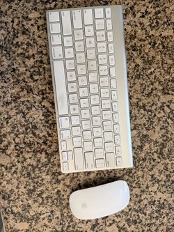 Apple Wireless Keyboard A1314 + Magic Mouse A1296 — $20 As-Is