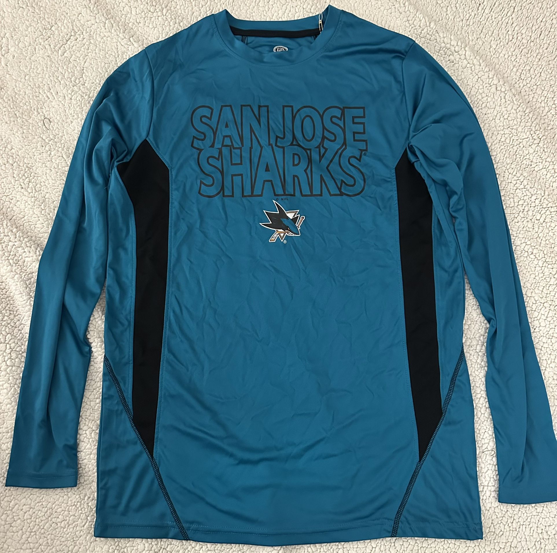 Men's San Jose Sharks Tech long-sleeve T-shirt Size m
