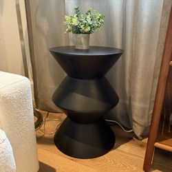 Black Side Table 