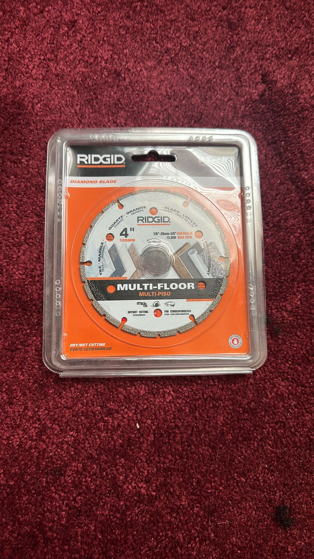 Ridgid Diamond Blade