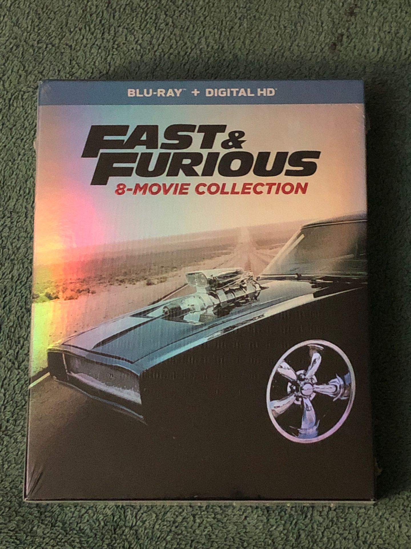 FAST & FURIOUS 8-MOVIE COLLECTION BLU-RAY + DIGITAL SEALED
