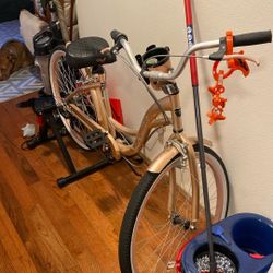Cruiser Bike And Stand 