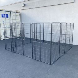 $360 (New) Heavy duty 10x10x5ft tall pet playpen 16-panel dog crate kennel exercise cage fence