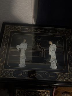 MID20th Century CHINOISERIE Nesting Table