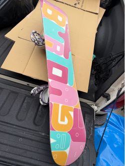 Burton Snowboard w/ Bindings – Cheap!