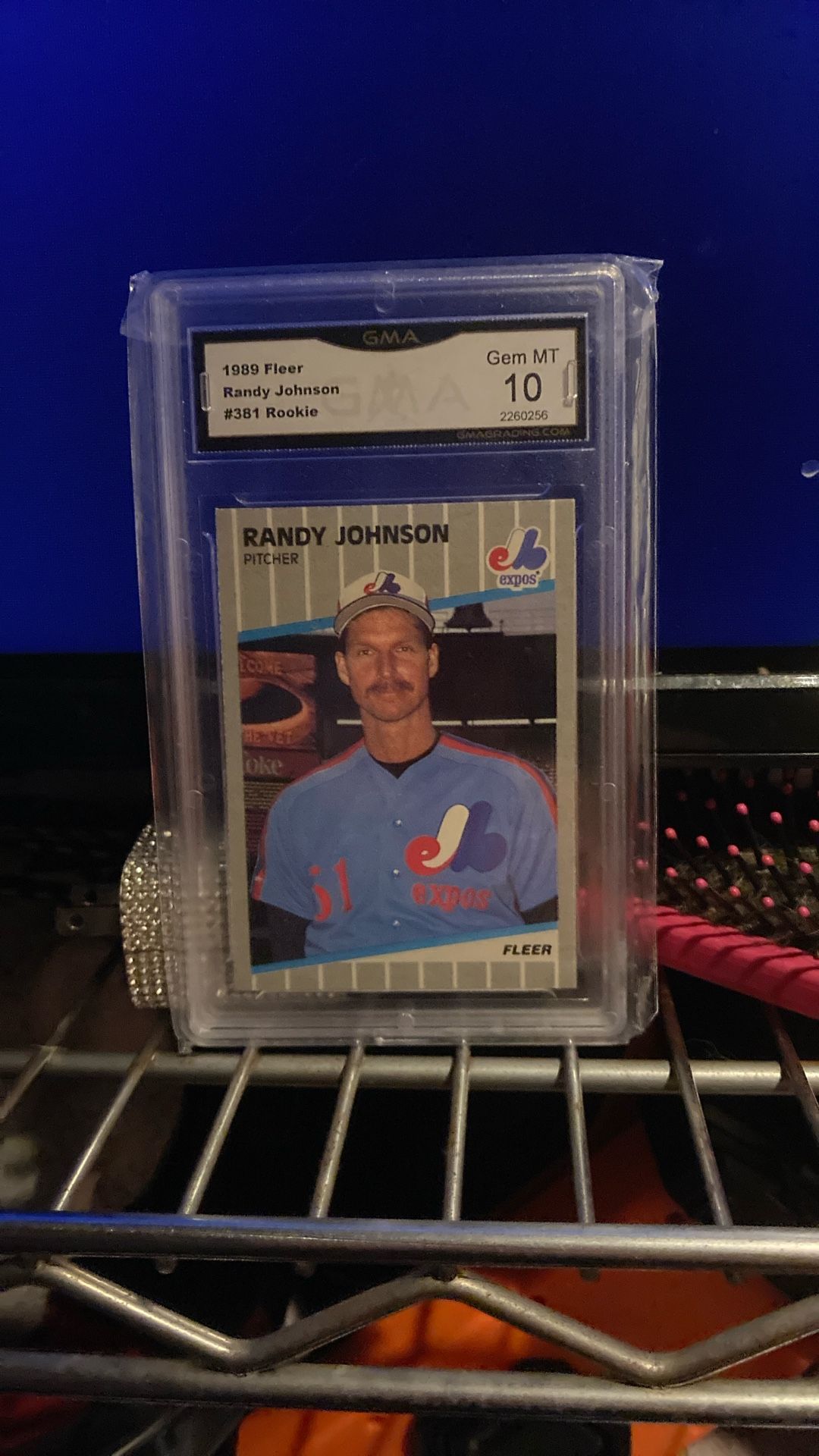 1989 Fleer Randy Johnson Gem 10 Rookie Card