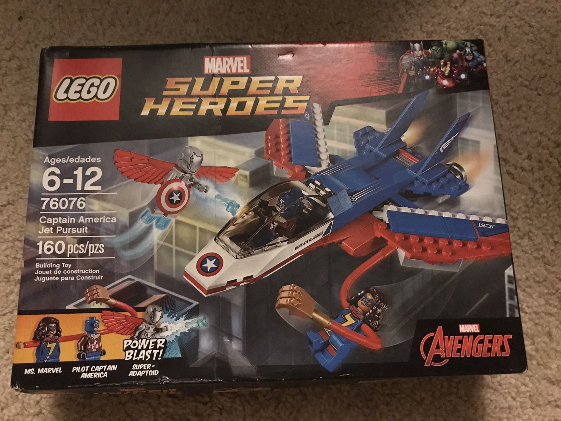 LEGO Super Heroes Captain America Jet Pursuit 76076