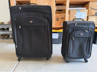 American Tourister Luggage Set – 2-Piece Checked & Carry-On (Functional)