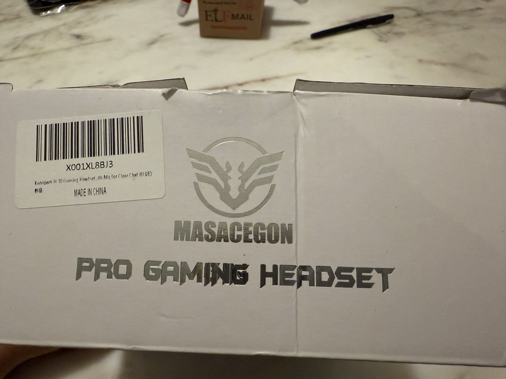 masacegon pro gaming headset - New In Box